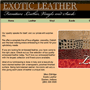 Curtis Smeltzer designed ExoticLeatherCo.com